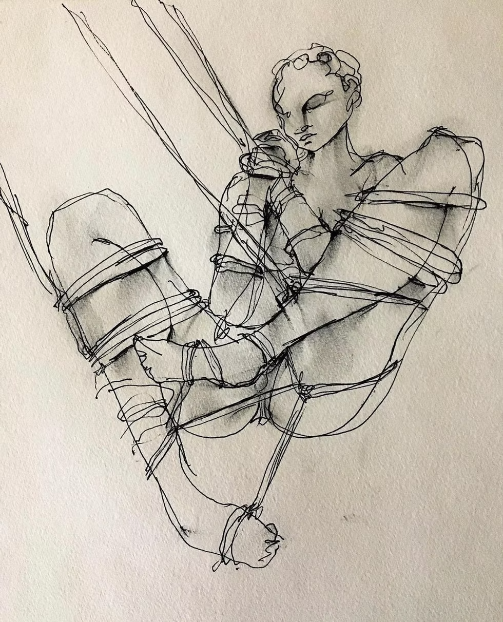 Shibari Figure Drawing